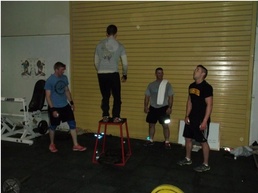 Workout for fallen soldier