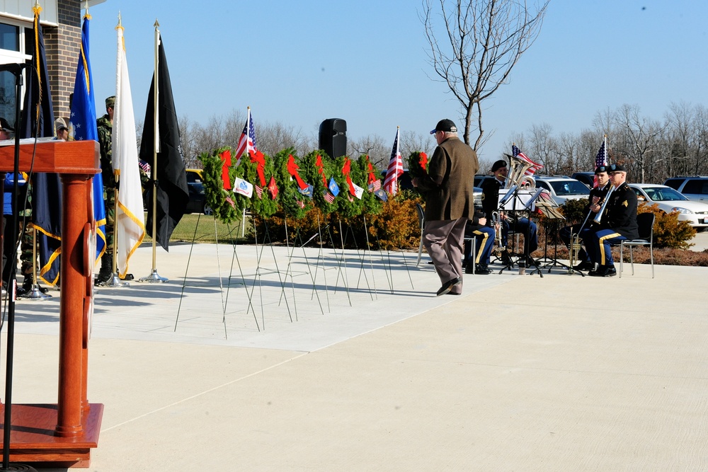 Community draws together, remembers through national wreath laying program