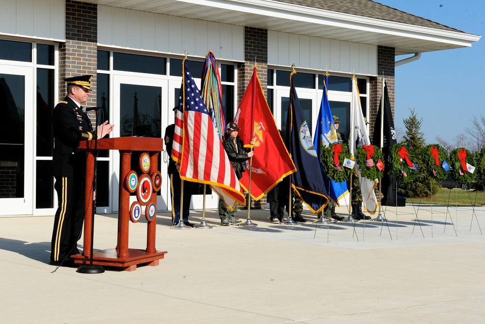 Community draws together, remembers through national wreath laying program