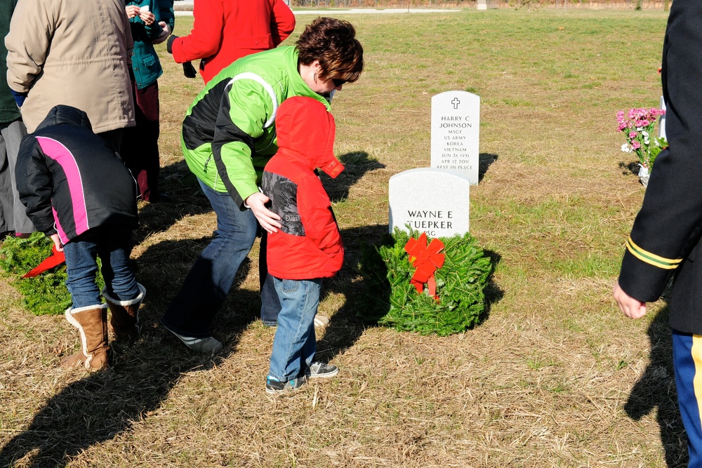 Community draws together, remembers through national wreath laying program