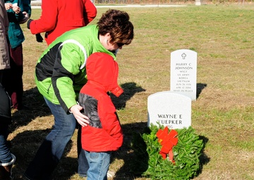 Community draws together, remembers through national wreath laying program