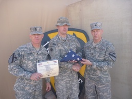 Oklahoma honor: The flag of Forward Operating Base Kalsu