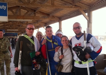 Airmen, fellow Kandahar partners receive holiday stockings