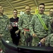 1/34th BCT S6 soldiers take a pause in nightly operations to ring in 2012