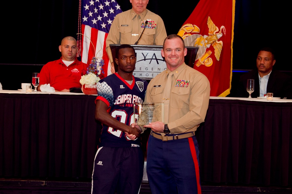 Semper Fidelis All-Americans attend awards banquet