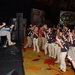 Band members "rock" to The Volunteers