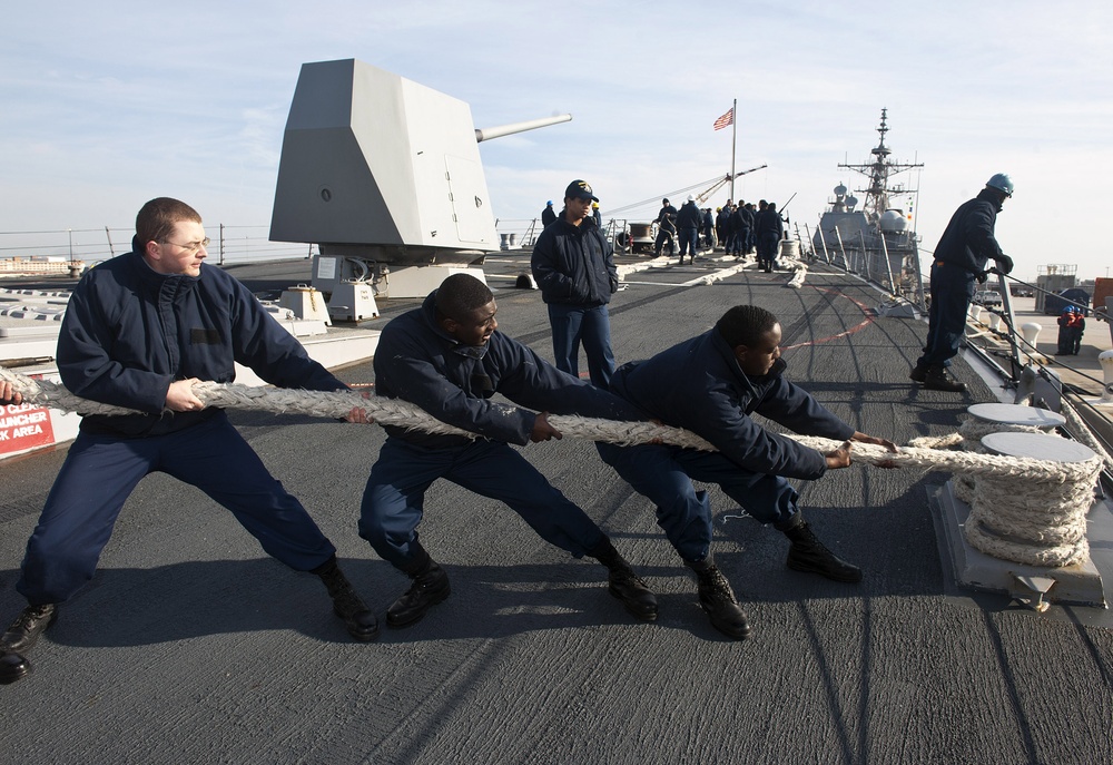 USS James E. Williams returns to homeport