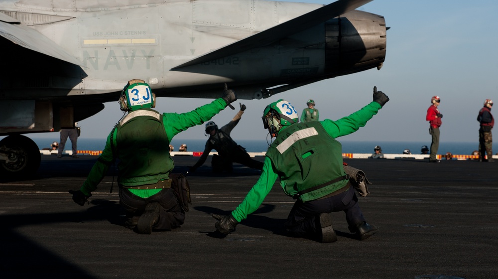 USS John C. Stennis conducts maritime security operations and support missions