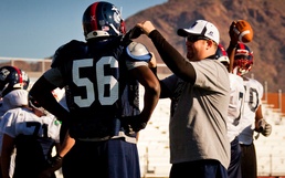 All-American football player learns love of game, core values from Marine father