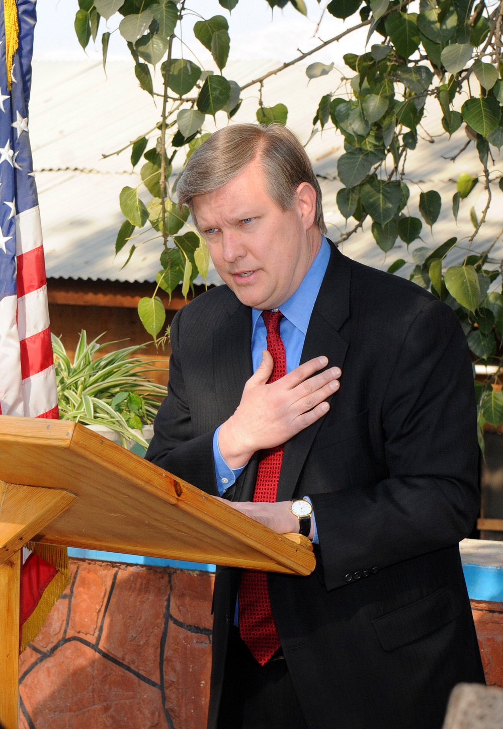 Nangarhar PRT hosts holiday luncheon