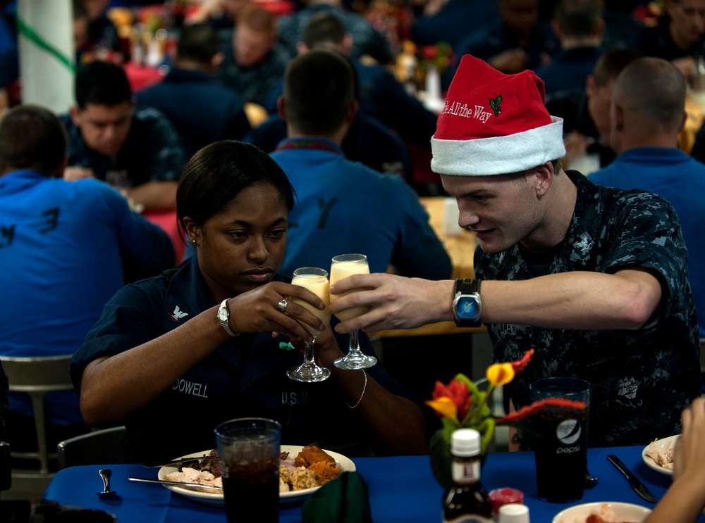 USS Carl Vinson action