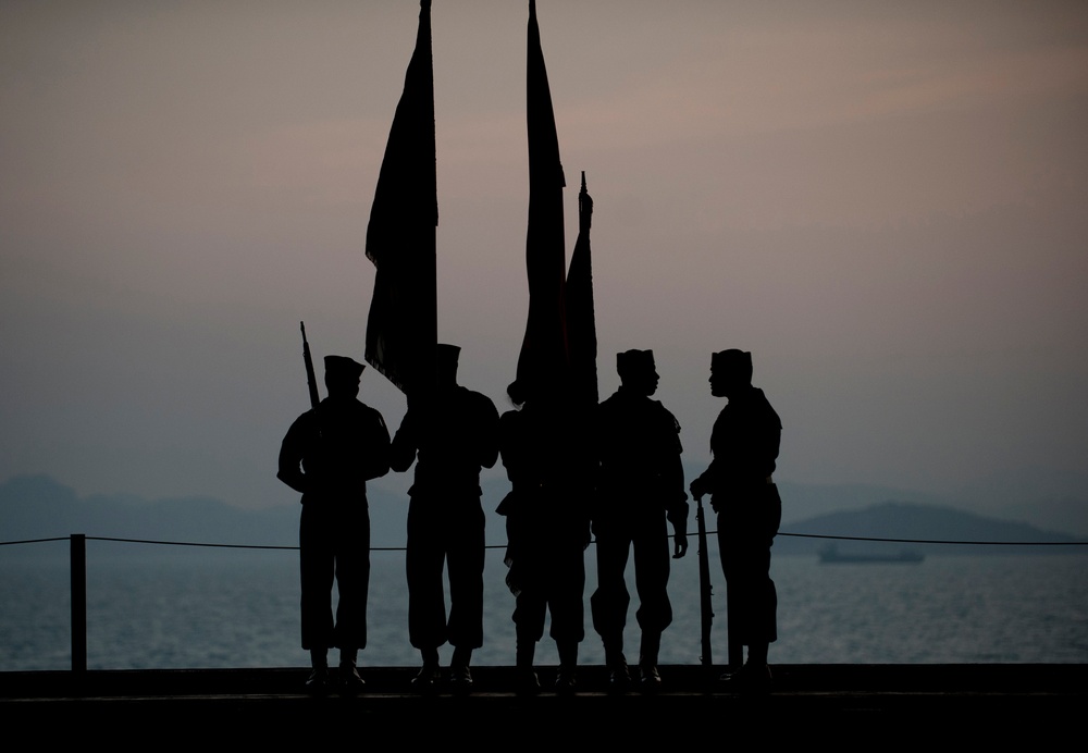 USS Carl Vinson action