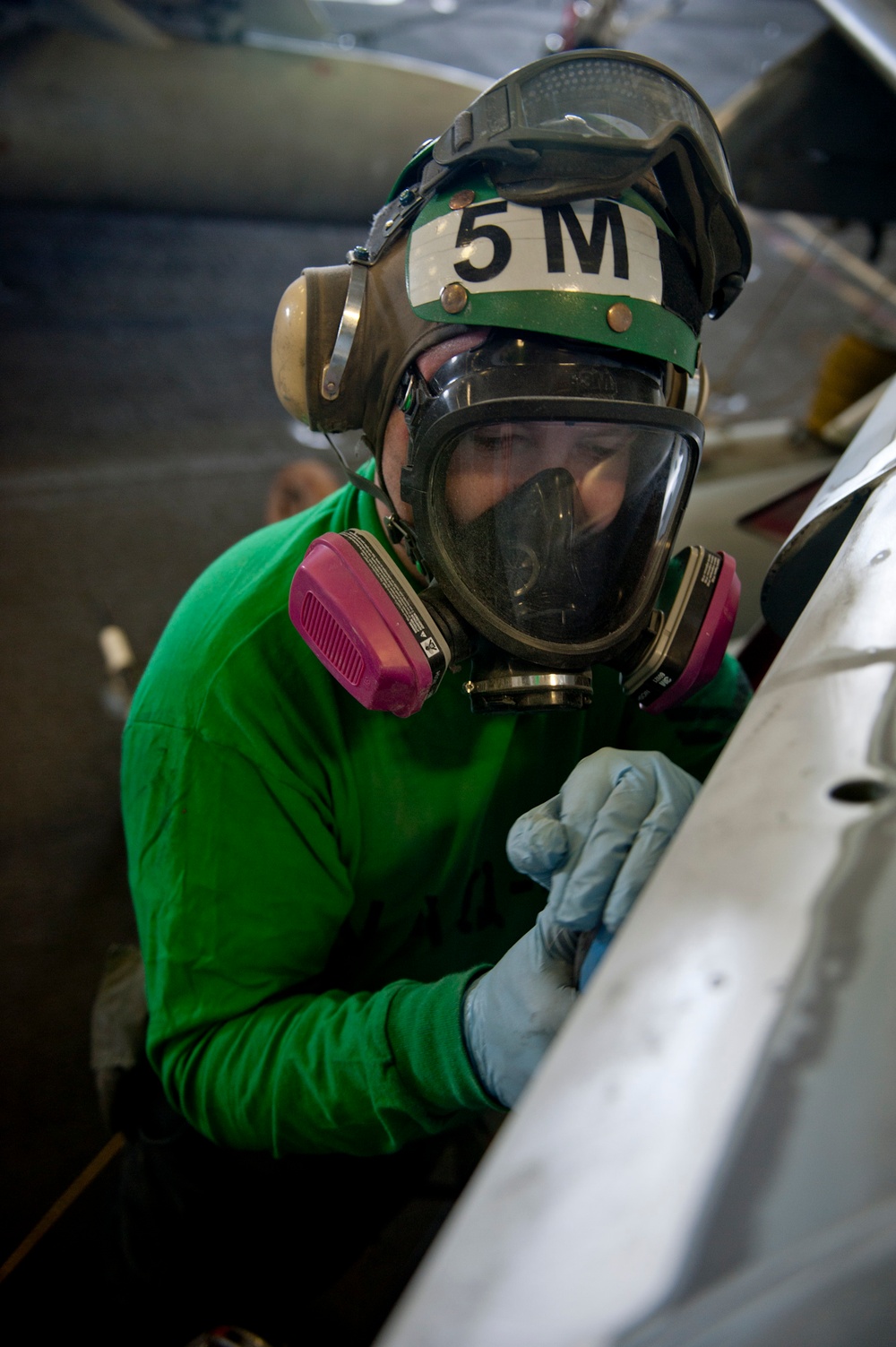 USS John C. Stennis hangar bay