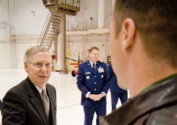 Sen. McConnell holds town hall meeting at Kentucky Air Guard Base