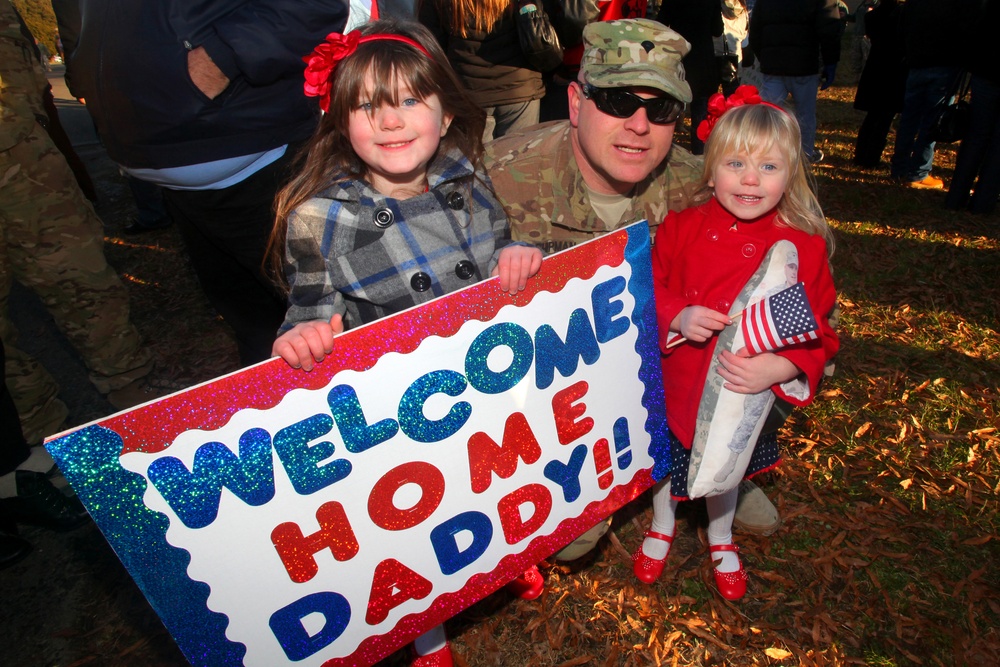 119th soldiers reunited with families