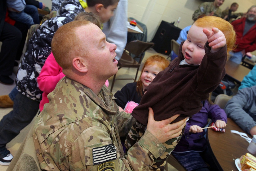 119th soldiers reunited with families