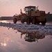 Snow clearing operations at Bagram