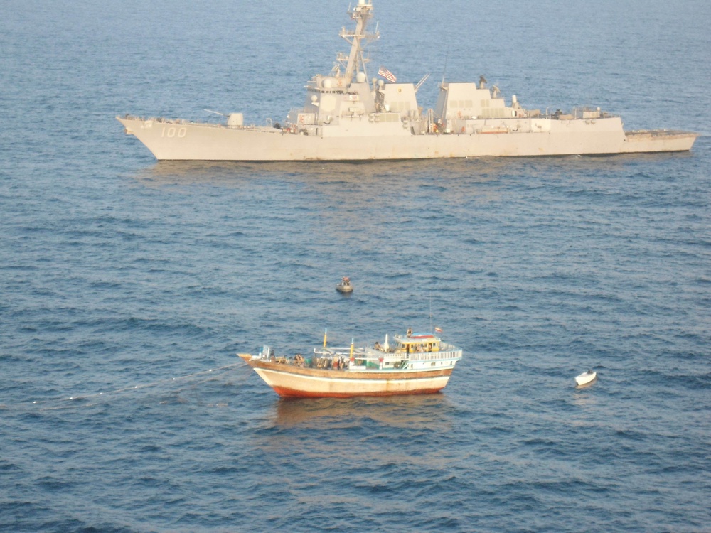 US Navy rescues Iranian fishing vessel from pirates in Arabian Sea