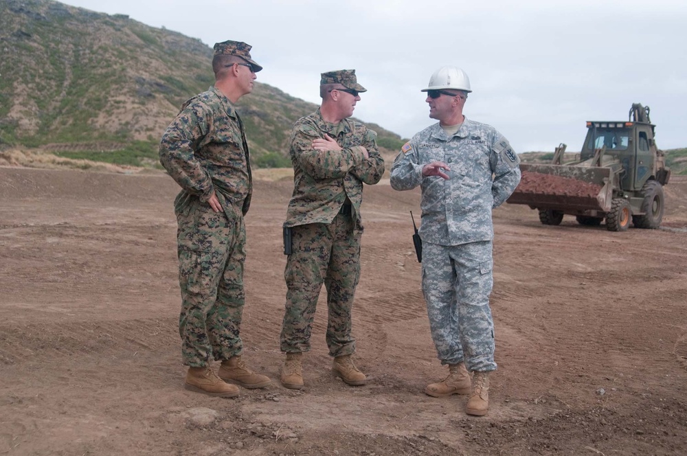 523rd Engineer Company rebuilds road for K-Bay Range