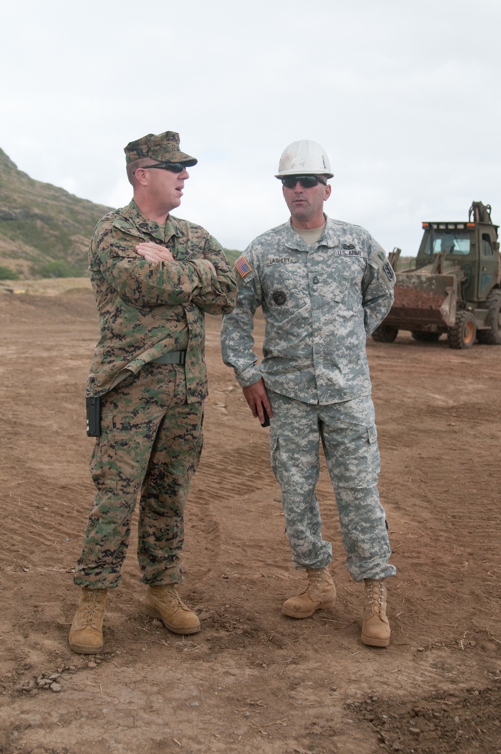 523rd Engineer Company rebuilds road for K-Bay Range