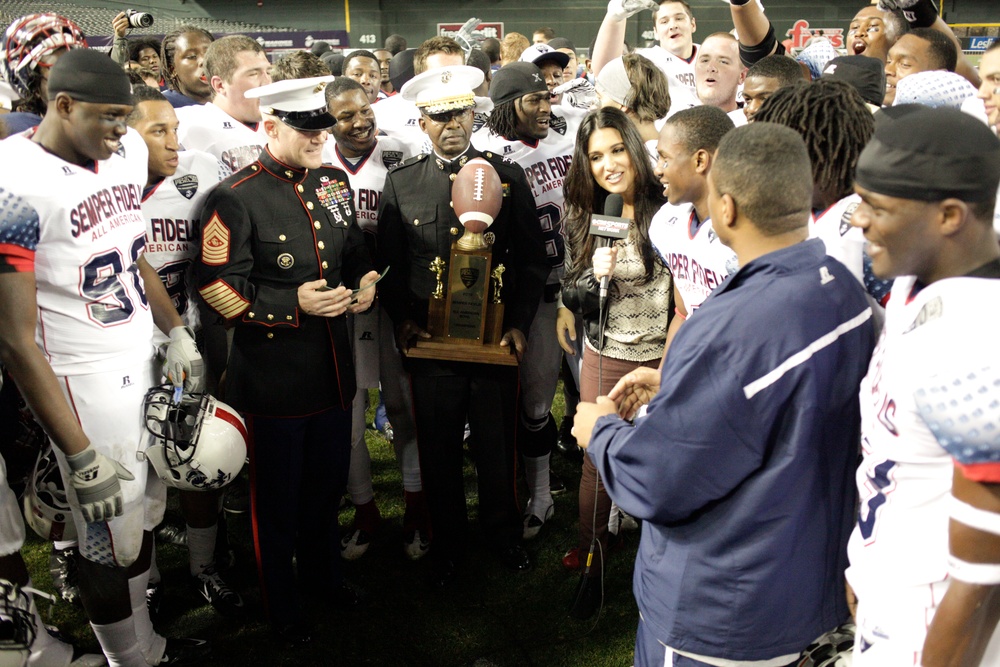 SFB players recognized by Marine Leadership