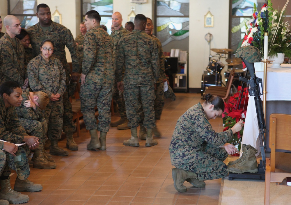 Marine staff sergeant remembered at memorial ceremony
