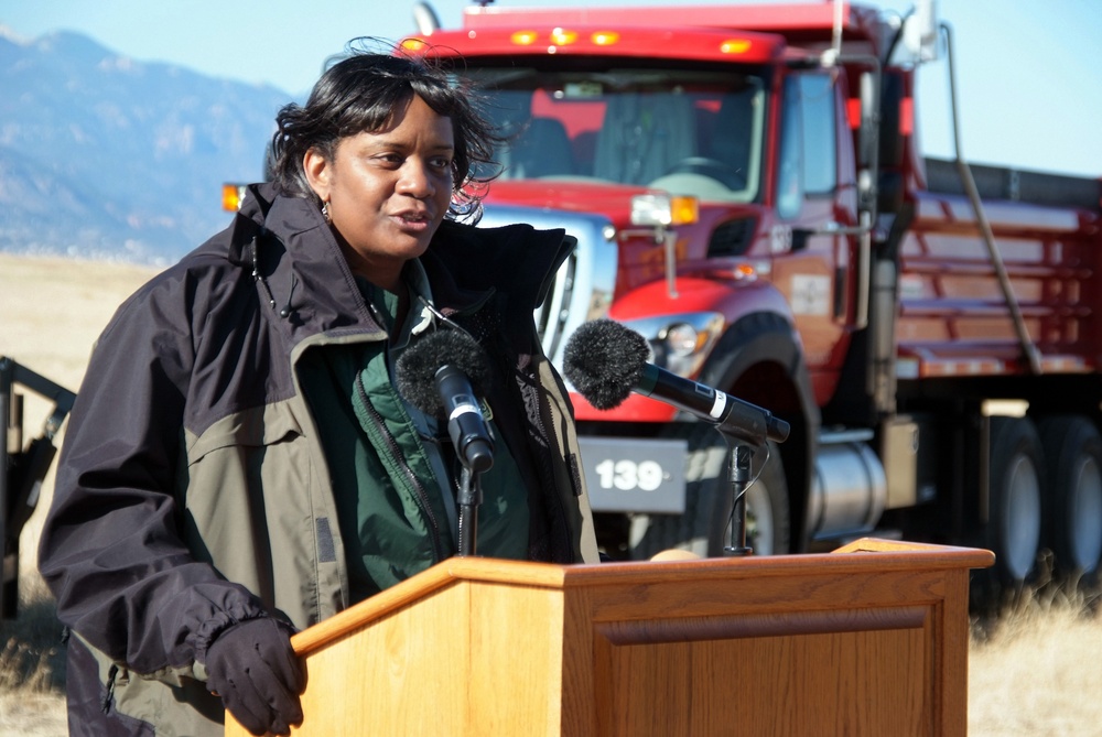 Carson breaks ground for shared shooting complex