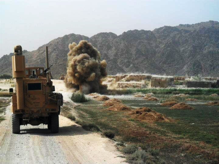 Engineers blow in place