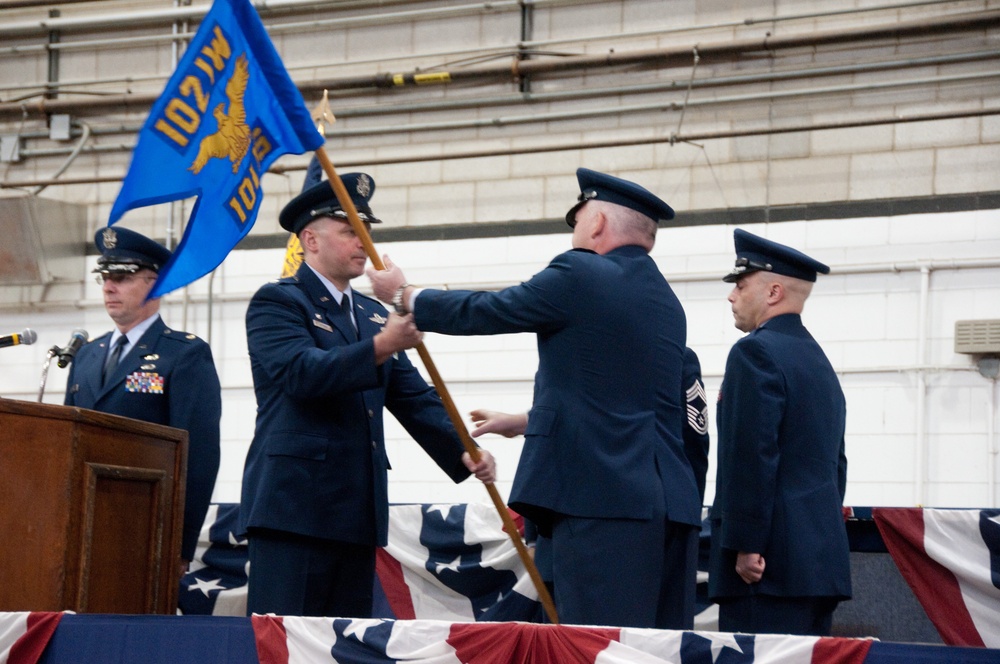 102nd Intelligence Group change of command