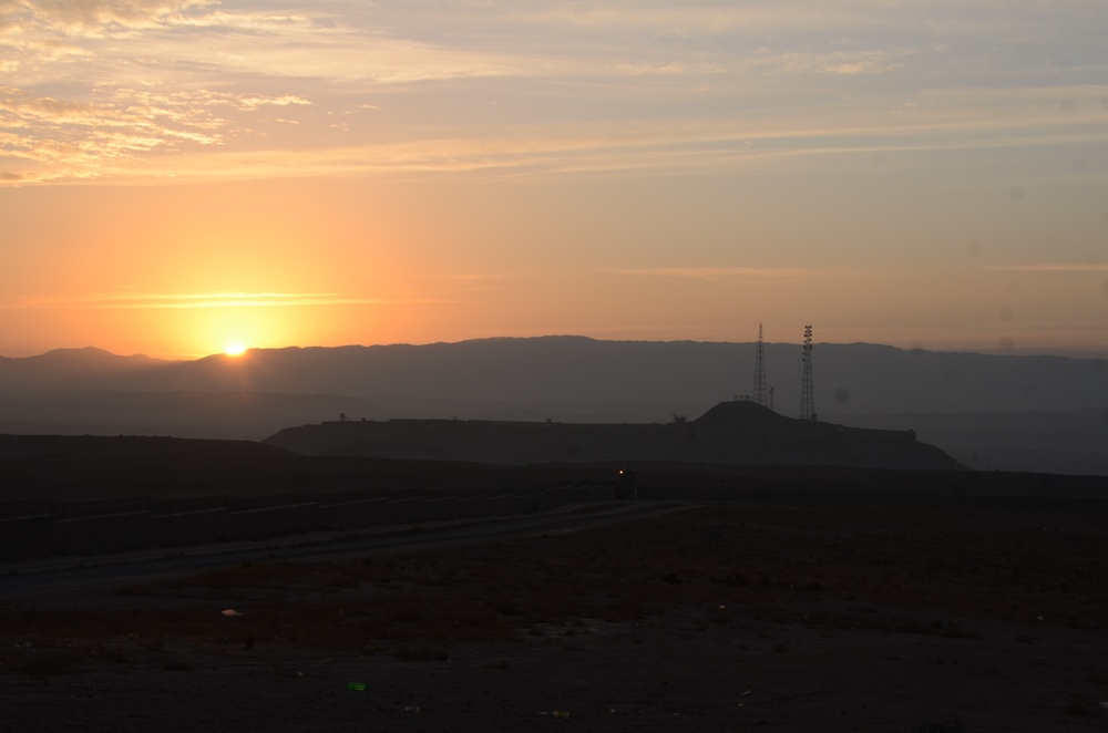 Sunrise in Afghanistan