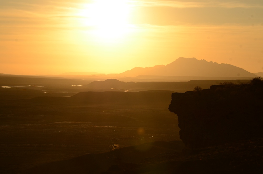 Sunset in Afghanistan