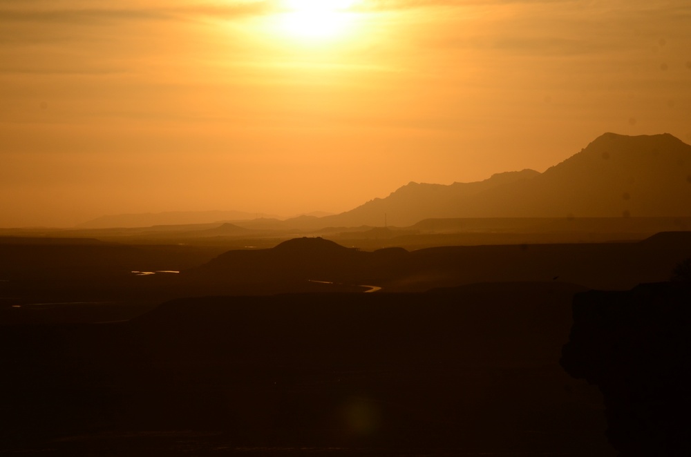 Sunset in Afghanistan