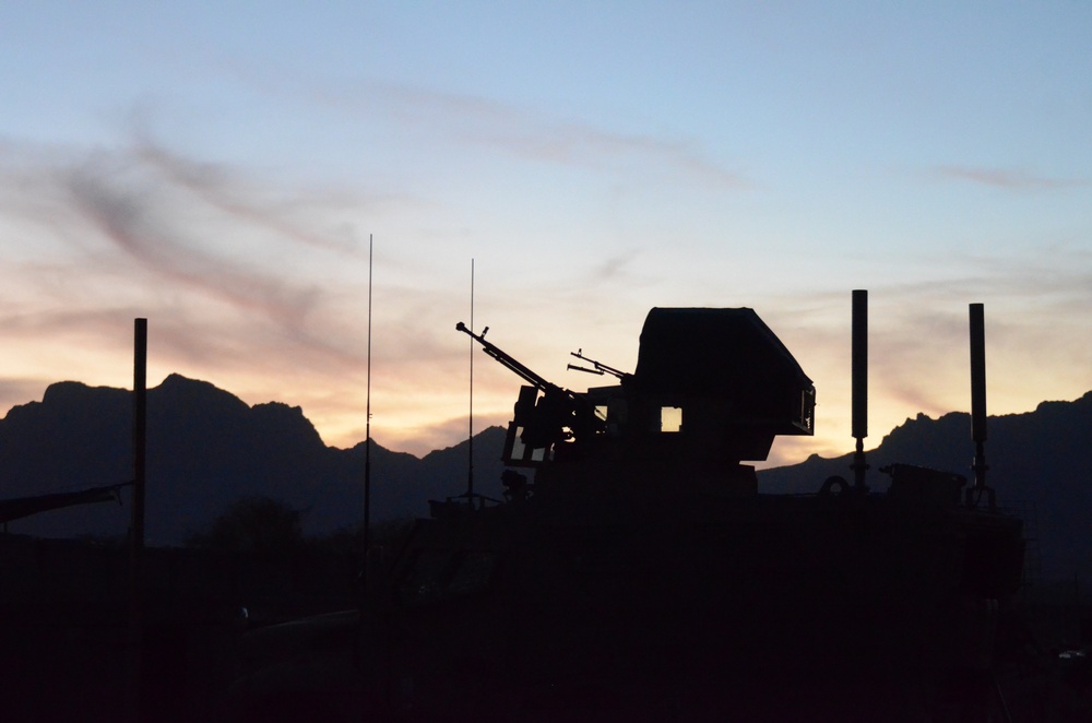 Sunset in Afghanistan