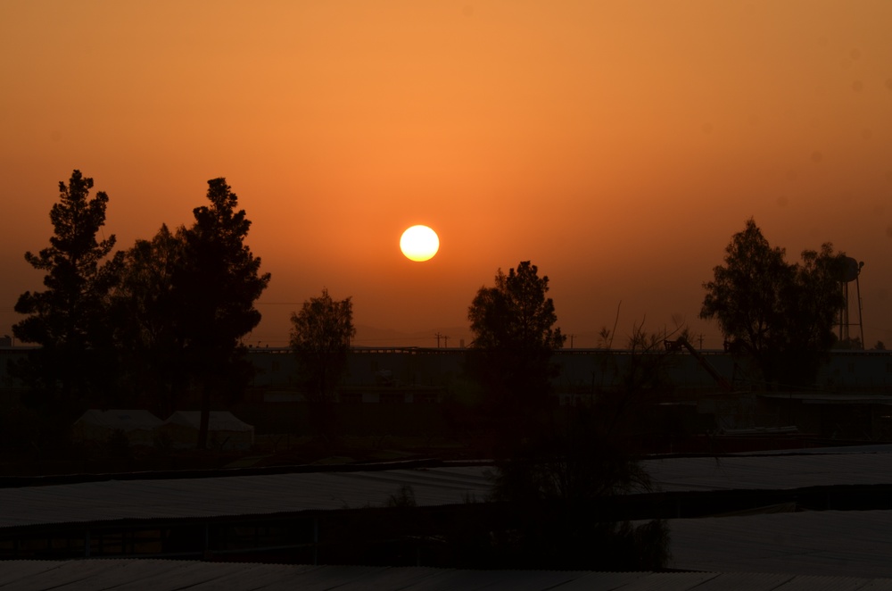 Sunrise in Afghanistan