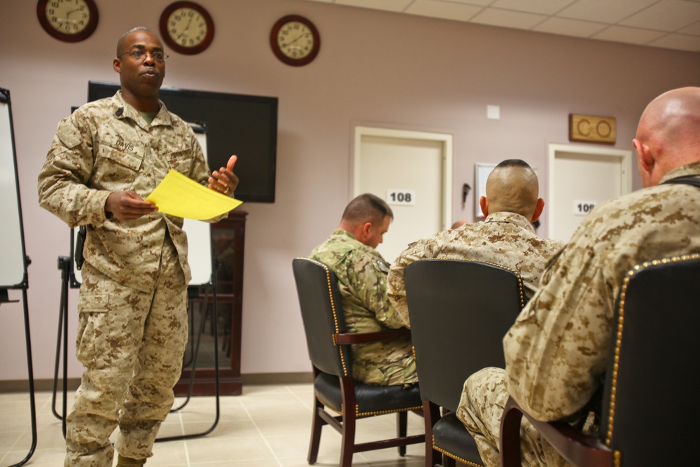 US, coalition enlisted officials gather, construct conference for young service members