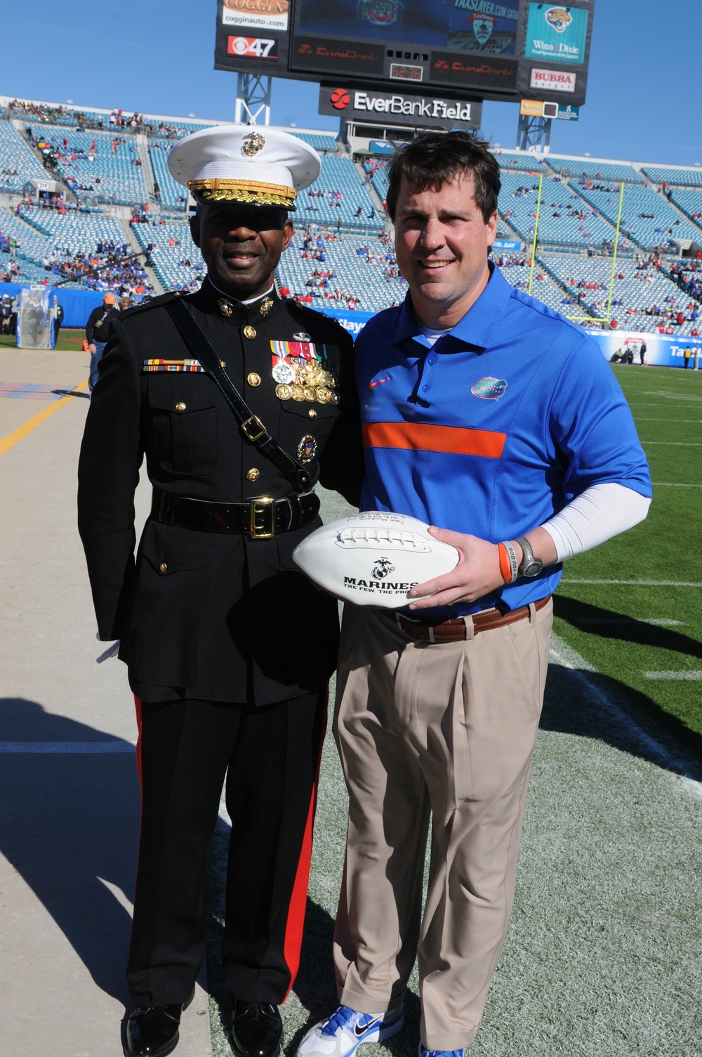 Marines make a splash at the Gator Bowl