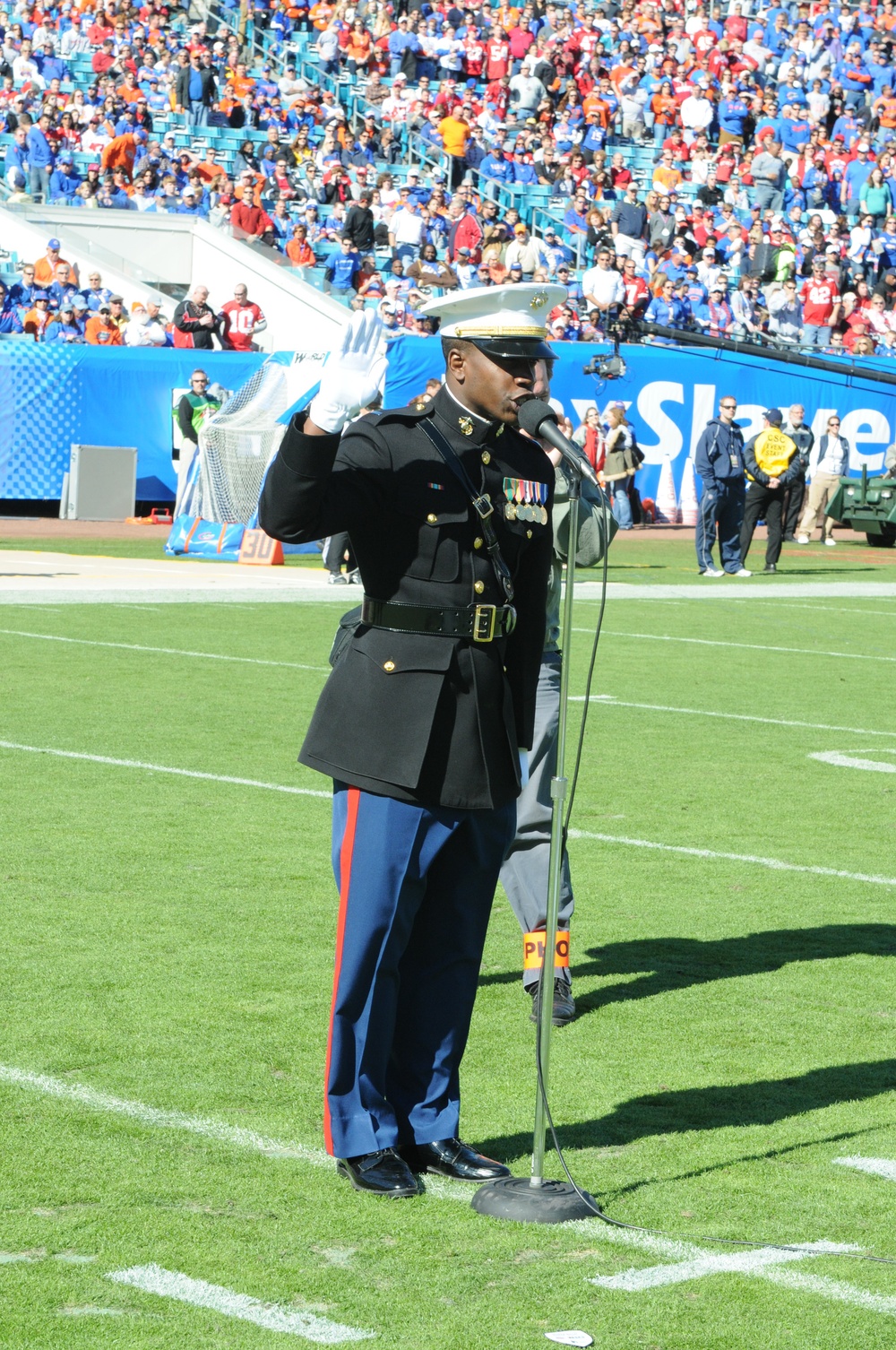 Marines make a splash at the Gator Bowl