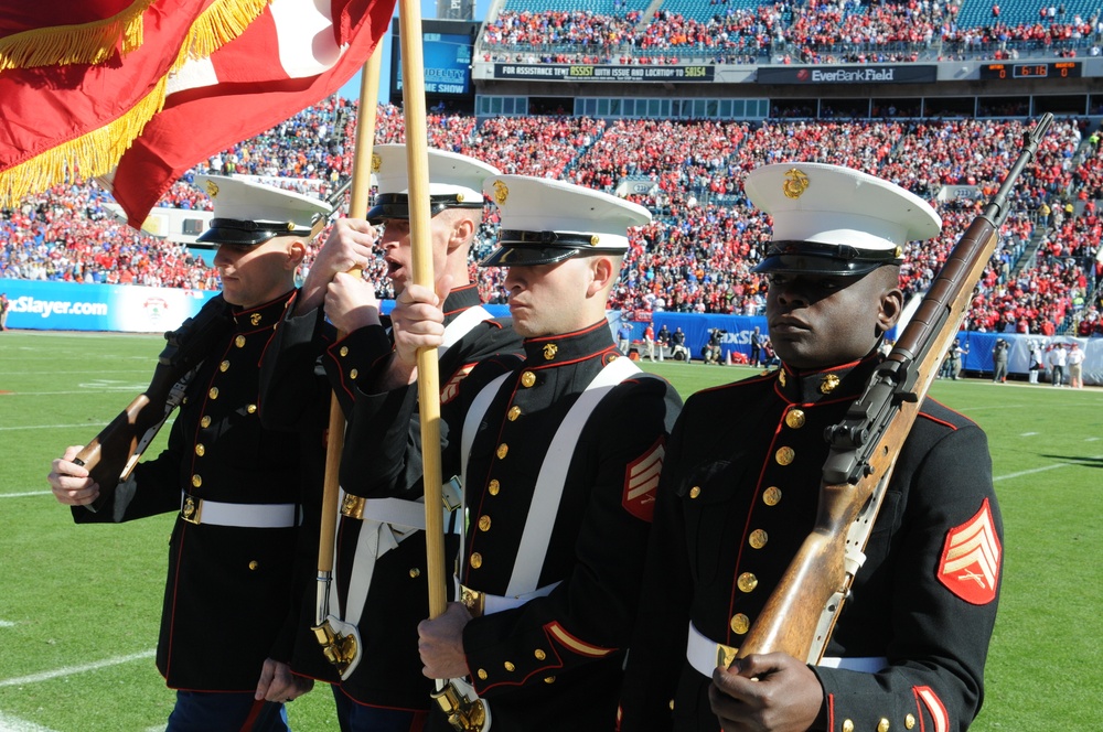 Marines make a splash at the Gator Bowl