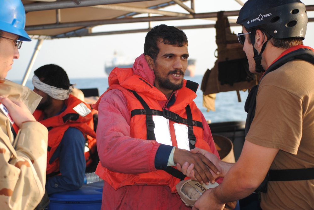 US Coast Guard helps Iranian mariners