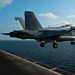 USS John C. Stennis flight deck action