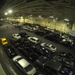 USS Ronald Reagan hangar bay full of cars