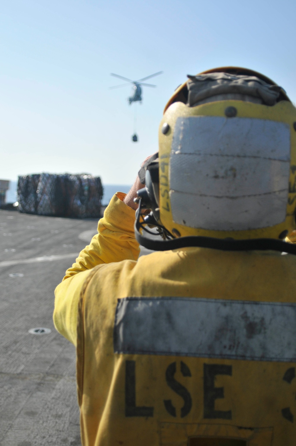 USS Whidbey Island replenishment at sea