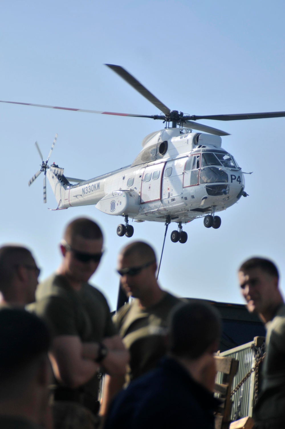 USS Whidbey Island replenishment at sea