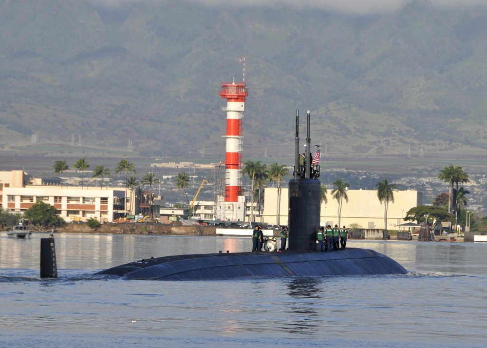 USS Tucson western Pacific deployment