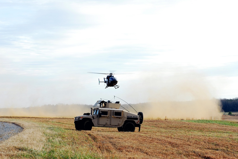 Two DC National Guard units work together to conduct medevac training