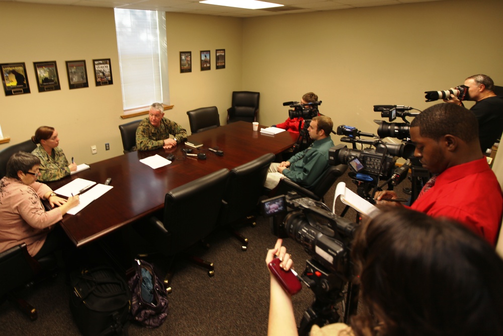 Gurganus visits Camp Lejeune, discusses future of Afghanistan