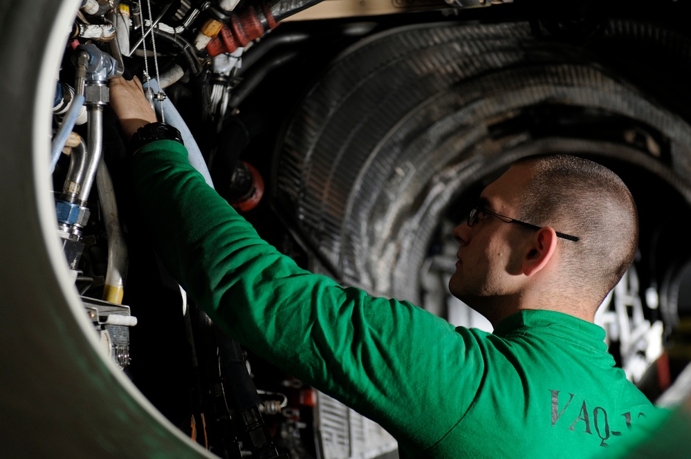 USS Carl Vinson sailors at work