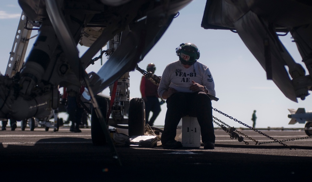 Activity aboard USS Carl Vinson