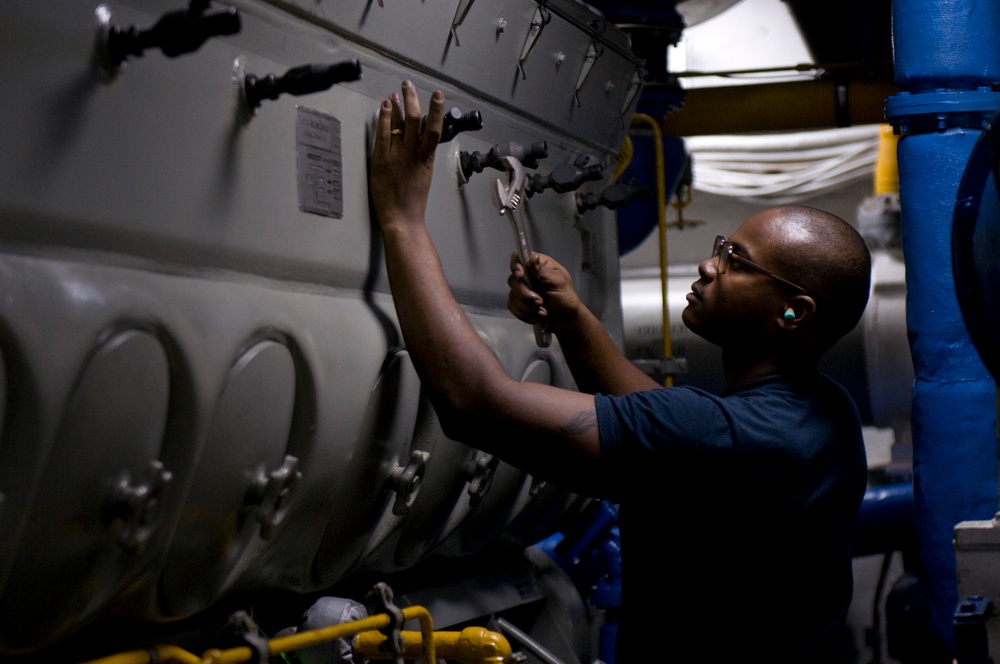 Activity aboard USS Carl Vinson