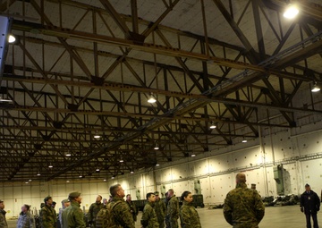 US ambassador, MFE Marines tour supply caves in Norway